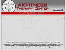 Tablet Screenshot of aktherapy.com